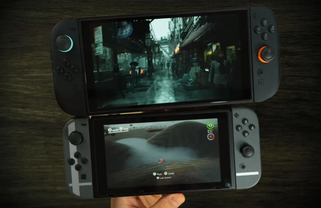 مقارنة جهاز nintendo switch 2 و nintendo switch